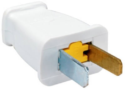 LEGRAND Pass Seymour SA540WCC10 Polarized Plug 15A 125V Nema 1-15P