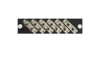 ICC Icc icfopr16bk 6 Port Sc-st Duplex Fiber Adapter Panel