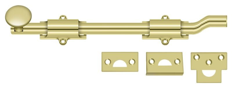 DELTANA Deltana FPG103 Surface Bolt Offset Heavy Duty Bright Brass
