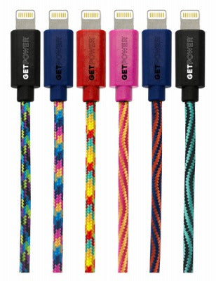 GETPOWER Aries Mfg GP-XL-BRD-L Usb Lightning Cable 10ft Mfi