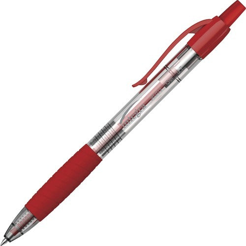INTEGRA Integra ITA36203 Retractable Gel Pen Red Ink 12 Pack
