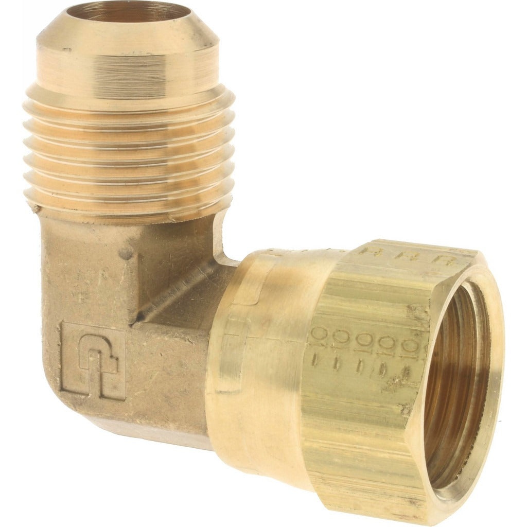 PARKER Parker 166FSV-10-10 Brass 90 Deg Swivel Nut Elbow 5/8 in