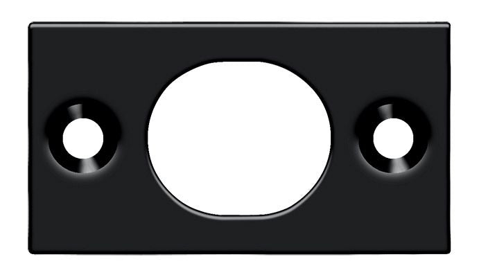 DELTANA Deltana SP6FBU19 Strike Plate 6 Inch Flush Bolt Black