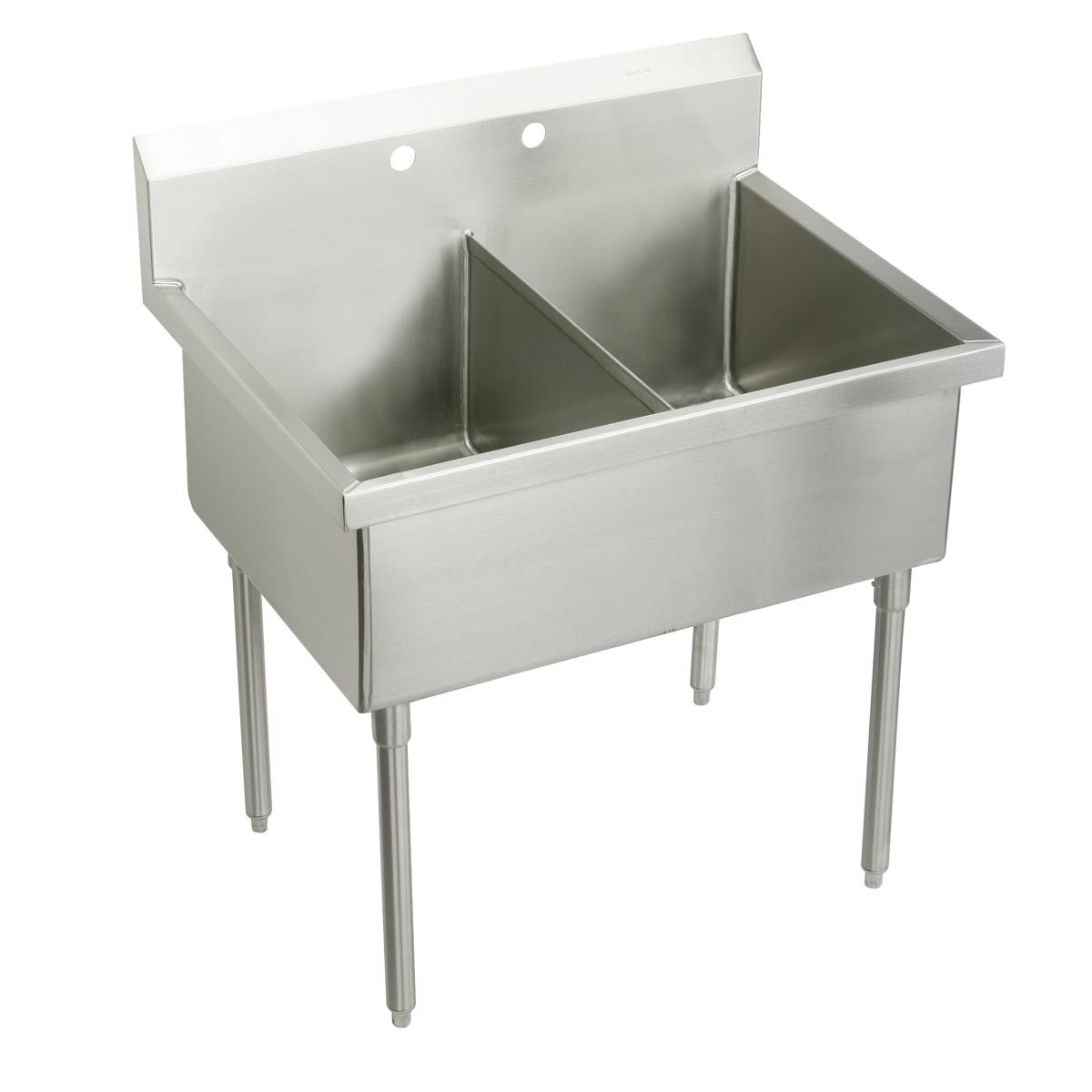 BSC PREFERRED Bsc Preferred SS82480 Double Compartment Scullery Sink