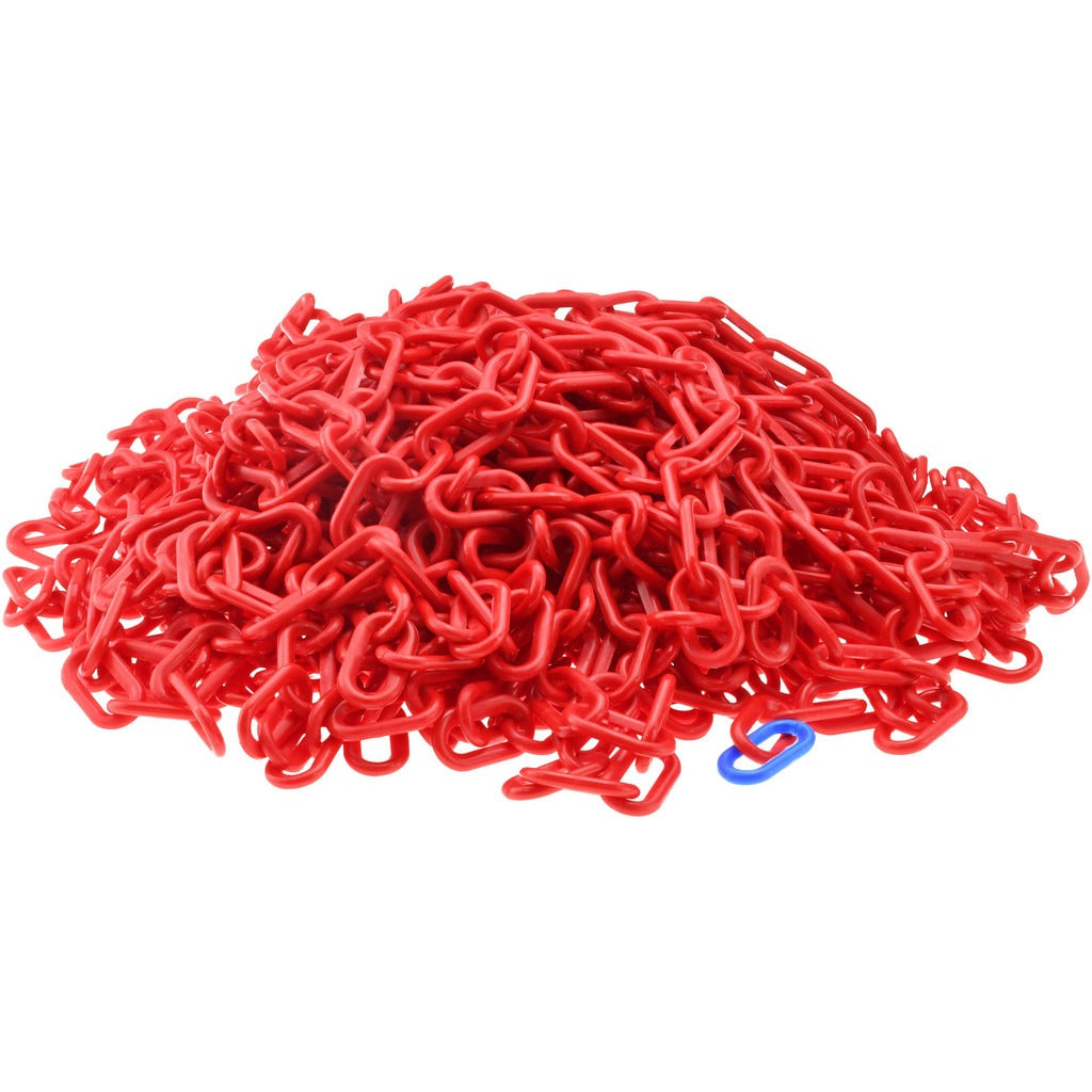 PRO-SAFE Pro-safe CH-RED-100B Plastic Barrier Chain 100 Ft Red