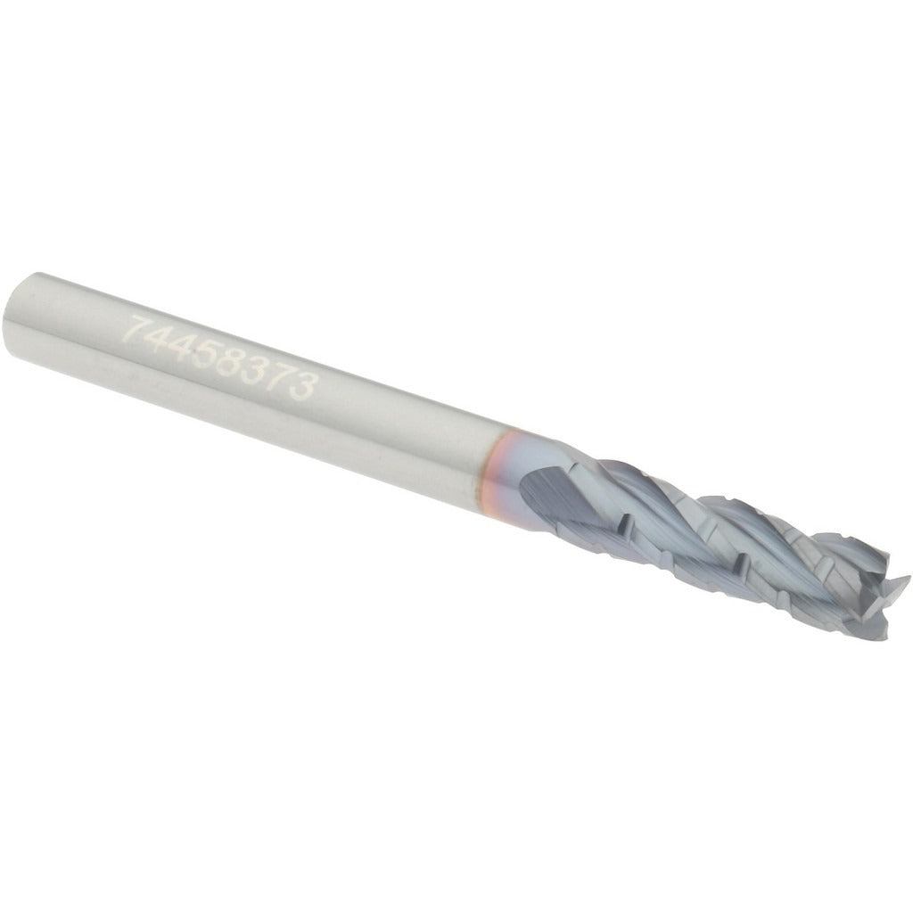HERTEL Hertel 2500491 Roughing End Mill 3/16 in 4 Flute Solid Carbide
