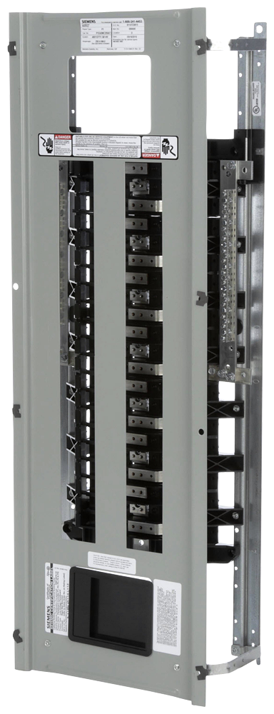 Siemens P1E42MC250AT 480 Star/277 Volt 250 Amp 3-Phase 4-Wire Aluminum Bus Convertible Main Panelboard Interior