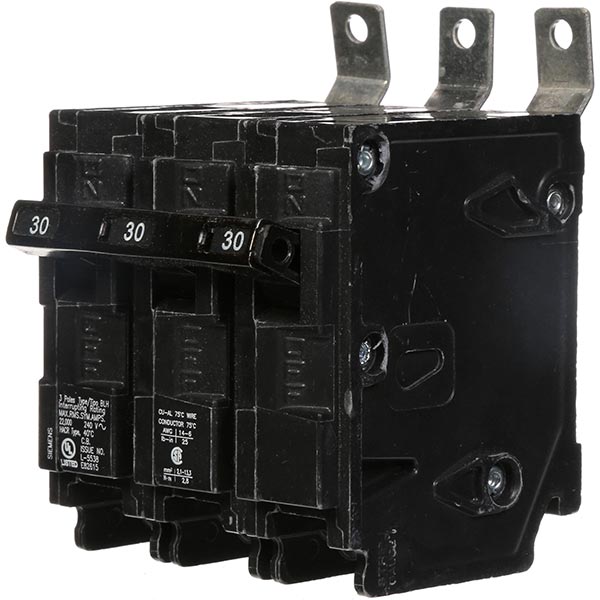 Siemens B330H 3-Pole 30 Amp 240 Volt 22 K Circuit Breaker