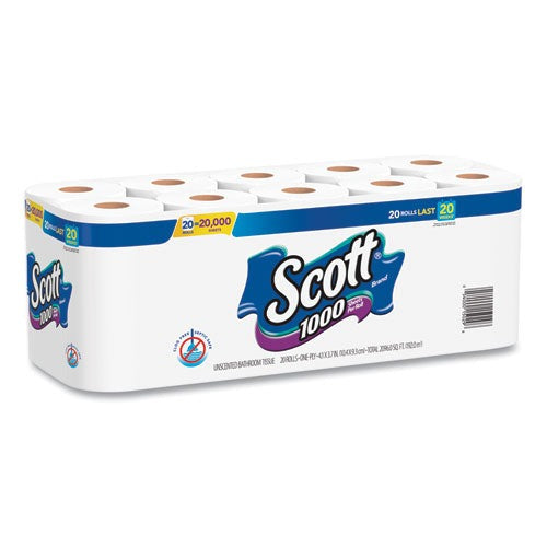 KIMBERLY-CLARK Kimberly-Clark KCC20032 Scott Toilet Paper 1 Ply (20 Pack) KCC10060