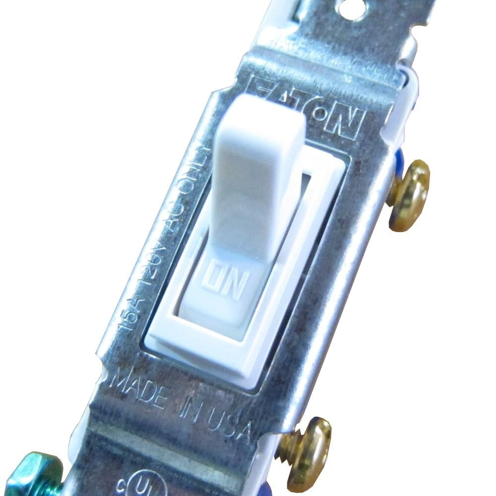 EATON Eaton 1301-7W 15A Single Pole Grounding Toggle Switch