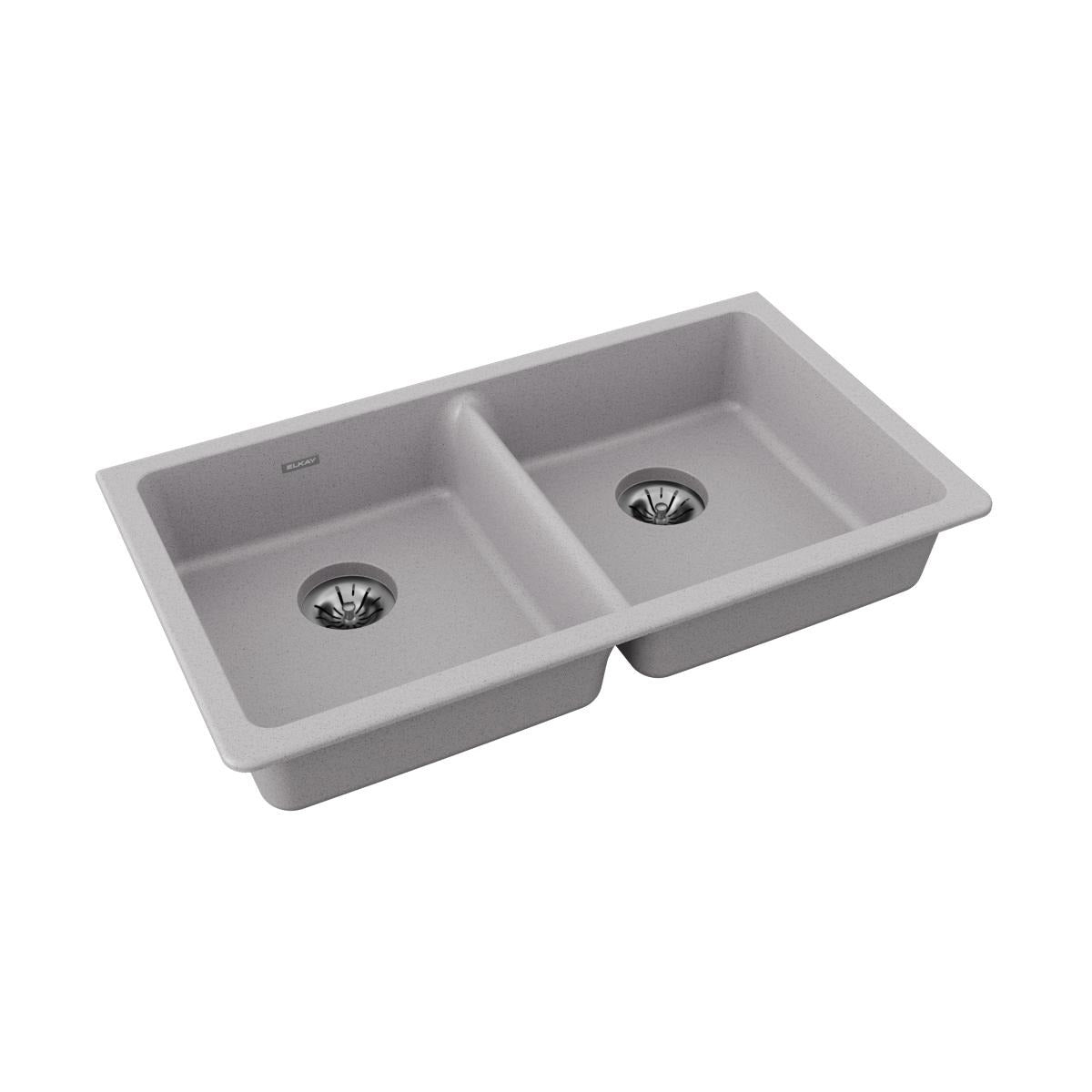 BSC PREFERRED Bsc Preferred ELGUAD3319PDGS0 Double Bowl Undermount Sink