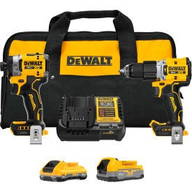 BLACK & DECKER Dewalt DCK251E1QQ1 20V Max Xr Hammer Drill Impact Driver Kit