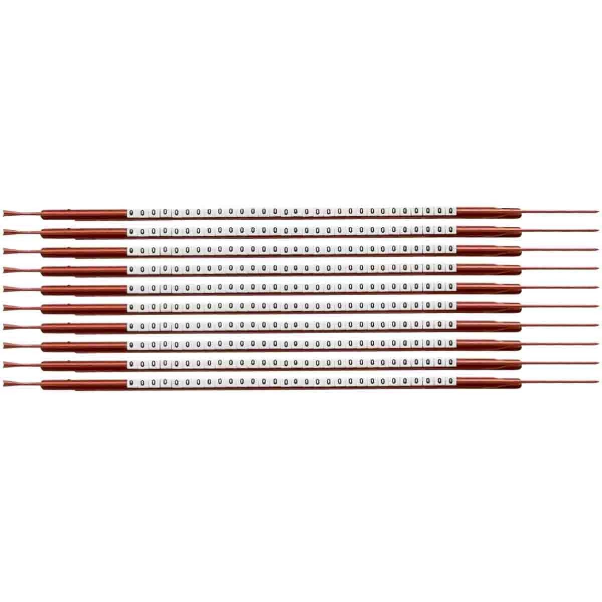 BRADY Brady SCN03-0 ClipSleeve Wire Marker Pack of 300