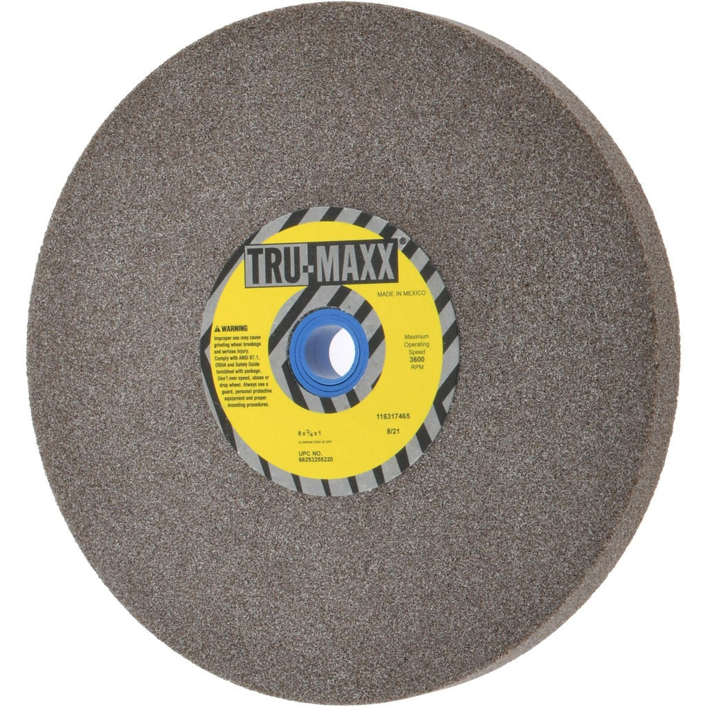 TRU-MAXX Tru-maxx 66253255220 Grinding Wheel 8in 60 Grit Aluminum Oxide