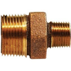MIDLAND INDUSTRIES Midland Industries 44753 Reducing Hex Nipple Bronze 150 Psi