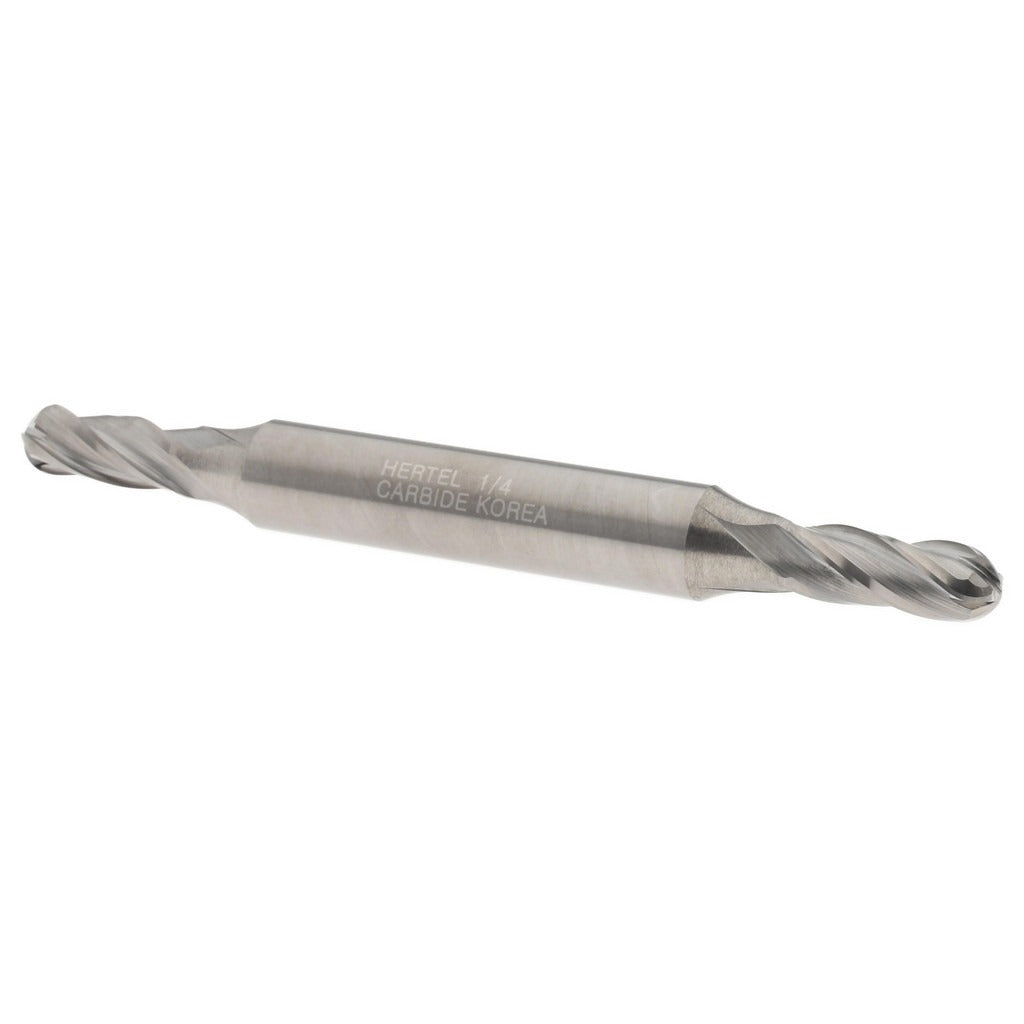 HERTEL Hertel E599924420 Ball End Mill 0.25in 4 Flute Carbide