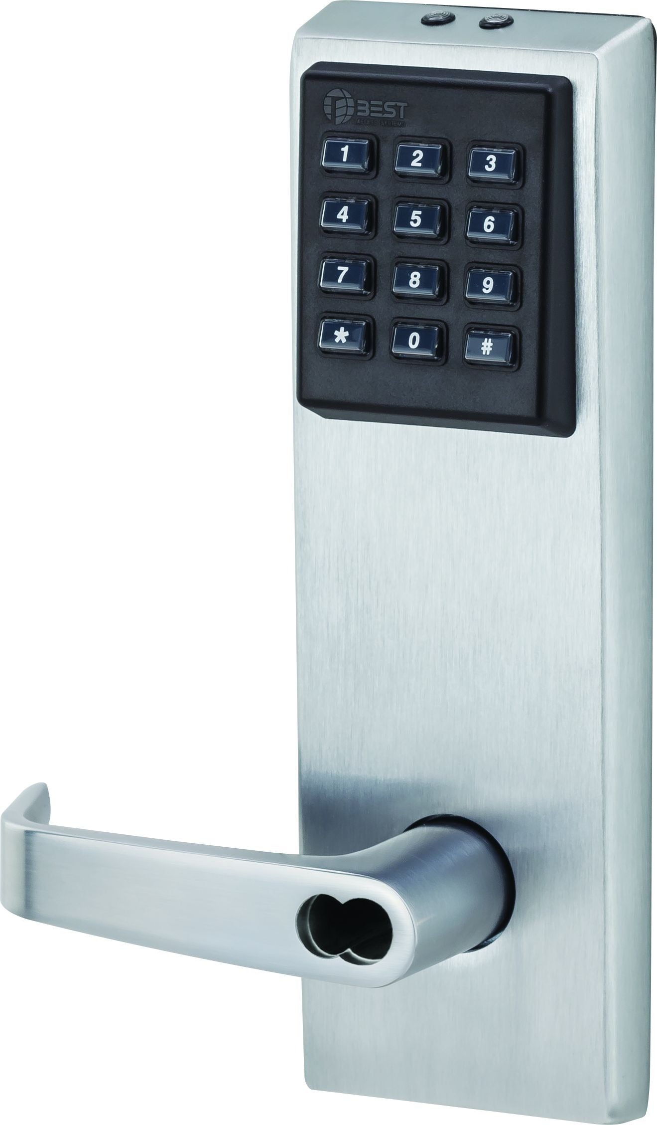 BEST Best 9KZ37DV15KPSTK626 Keypad Ez Lock Lever Satin Chrome