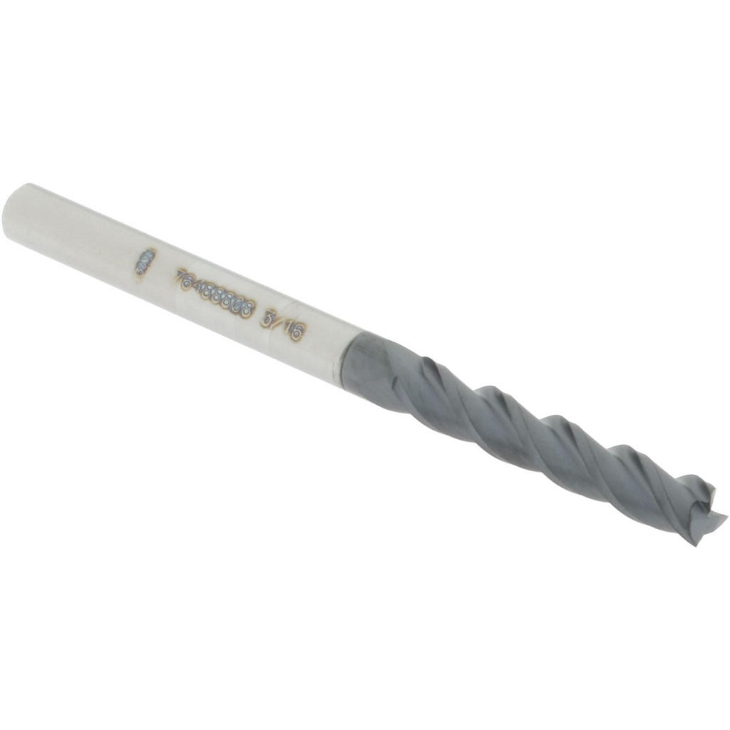 ACCUPRO Accupro 12182267 Square End Mill 3/16 in 3 Flute Carbide