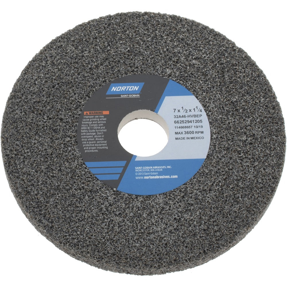 NORTON Norton 66252941205 Surface Grinding Wheel 46 Grit 7 in