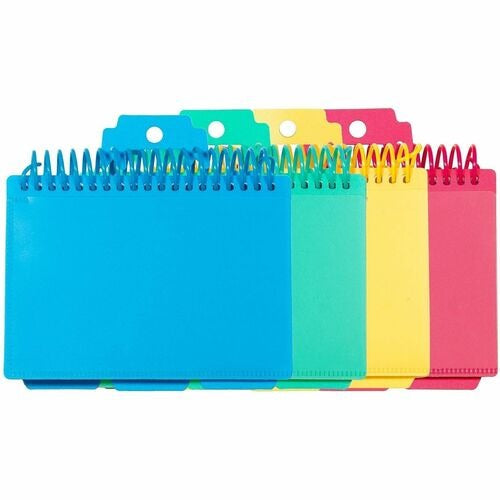 C-LINE C-line CLI48750 Spiral Bound Index Card Notebook 60 Cards