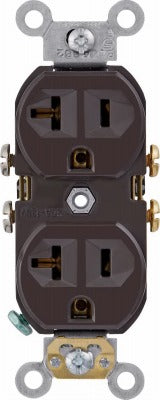 LEVITON Leviton R50-CBR20-000 20A Duplex Receptacle Commercial