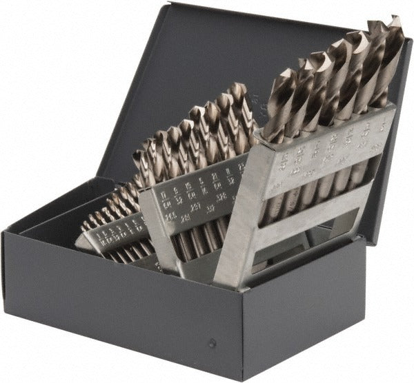 CLEVELAND CONTROLS Cleveland C70368 Screw Machine Drill Bit Set 29 Pc
