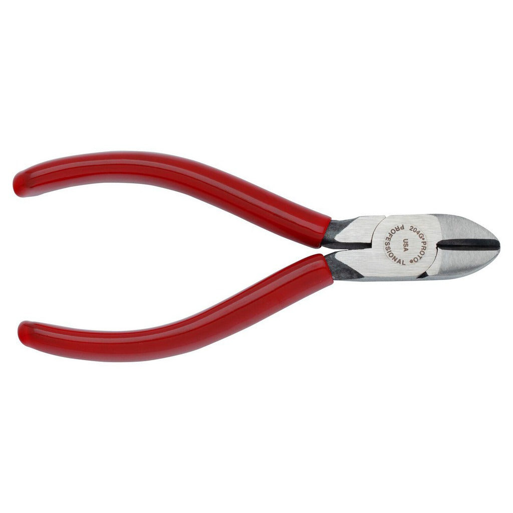 PROTO Proto J204G Diagonal Cutting Plier 4-7/16 in Oval Head