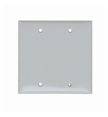 Legrand SP23-W Plate Plastic 2 Gang Blank Without Line White