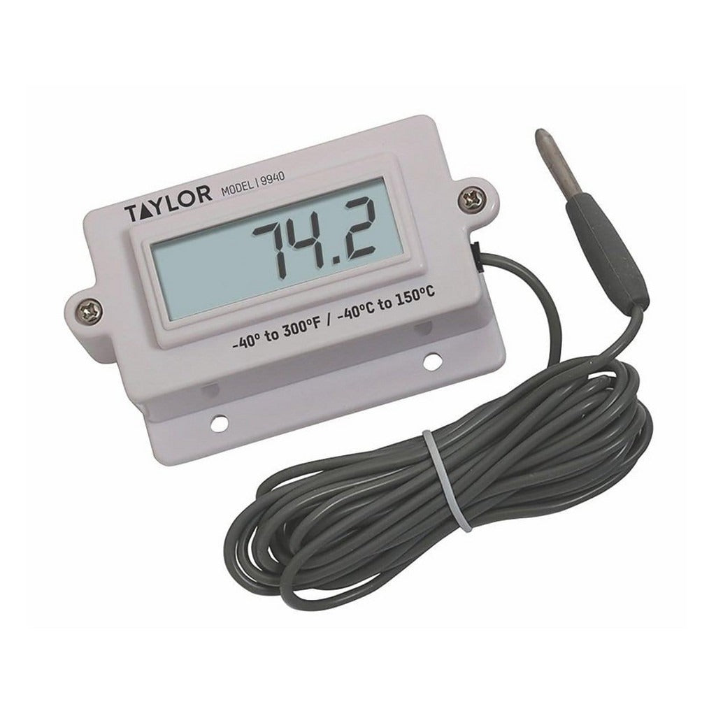 TAYLOR TECHNOLOGIES Taylor 9940N Digital Panel Thermometer 300 Degrees F
