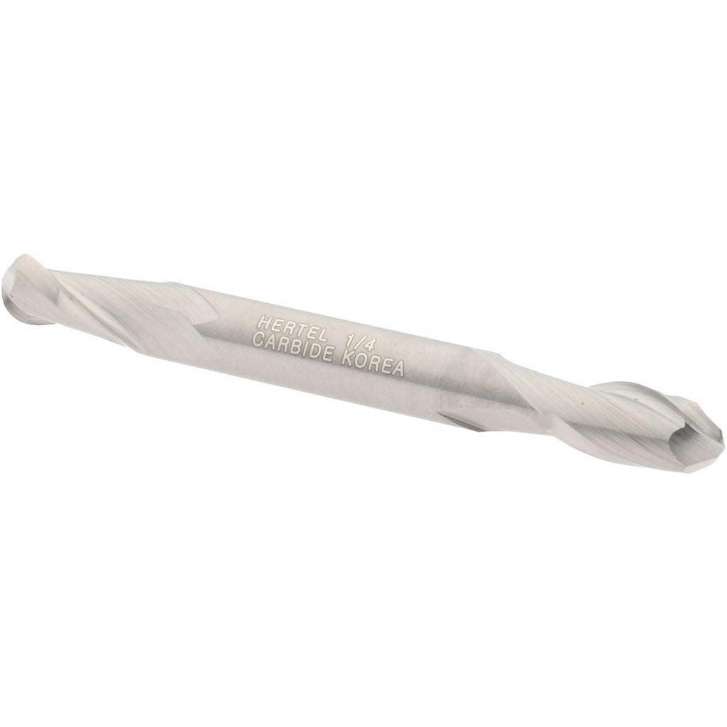 HERTEL Hertel E5251016 Ball End Mill 0.25 in 2 Flute Solid Carbide