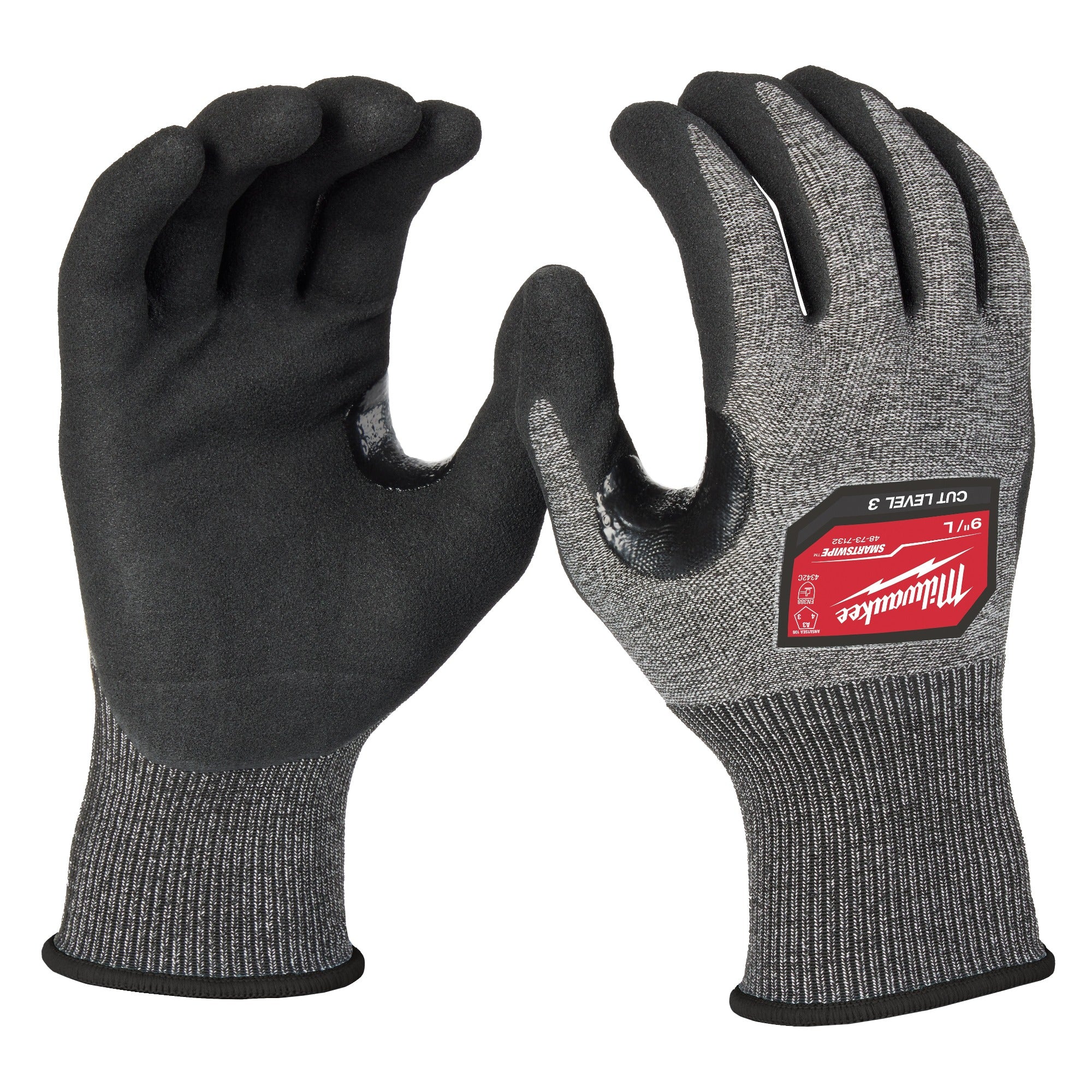MILWAUKEE Milwaukee 48-73-7132 High Dexterity Nitrile Cut Level 3 Gloves Large