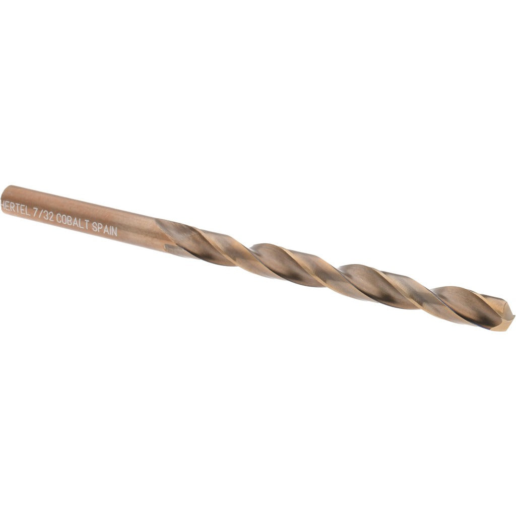HERTEL Hertel 41980 Cobalt Jobber Drill Bit 7/32 Inch 135 Degree