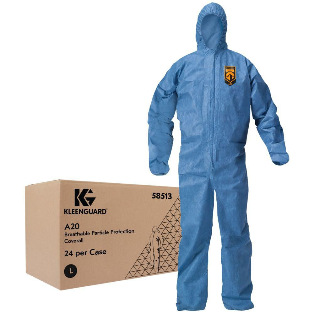 KLEENGUARD Kleenguard 58513 Disposable Coveralls Large 24-pack