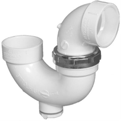 CHARLOTTE PIPE Charlotte Pipe Pvc 00709X 0600HA 1-1/2 in Adj P-trap 10pk