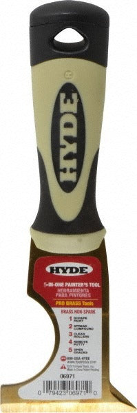 HYDE TOOLS Hyde Tools 06971 Multi Purpose Knife Stiff Brass Blade