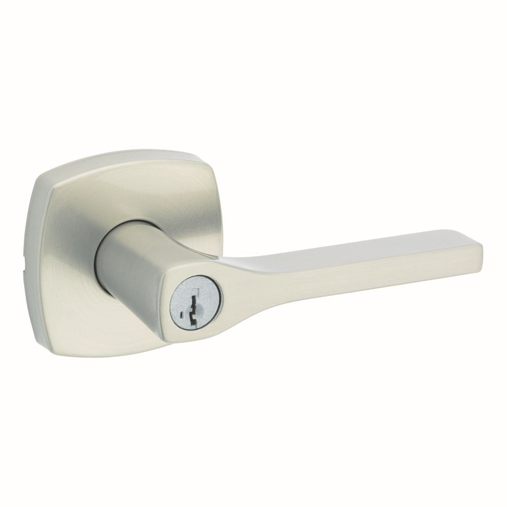 KWIKSET Kwikset 740TPLMDT-15S Tripoli Entry Lock Smartkey Satin Nickel