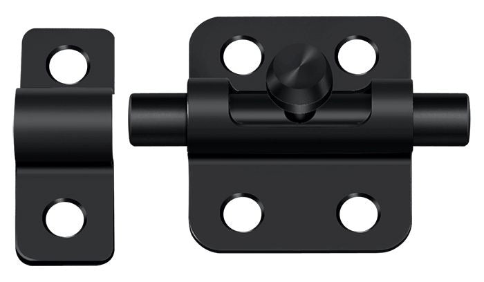 DELTANA Deltana 2BBU19 Barrel Bolt 2 Inches Black Finish