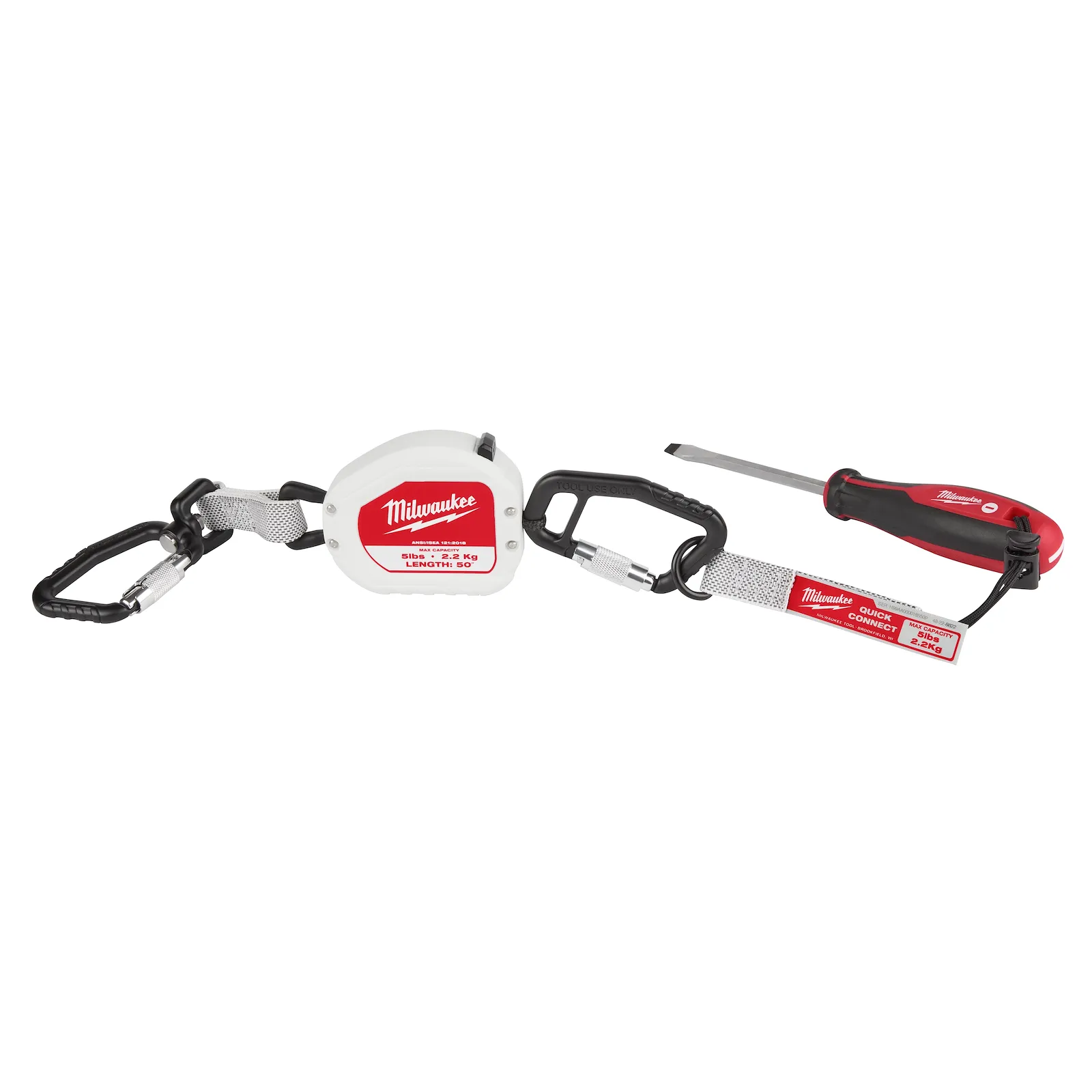 MILWAUKEE Milwaukee 48-22-8825 Retractable Tool Lanyard 5 lb (50 in)