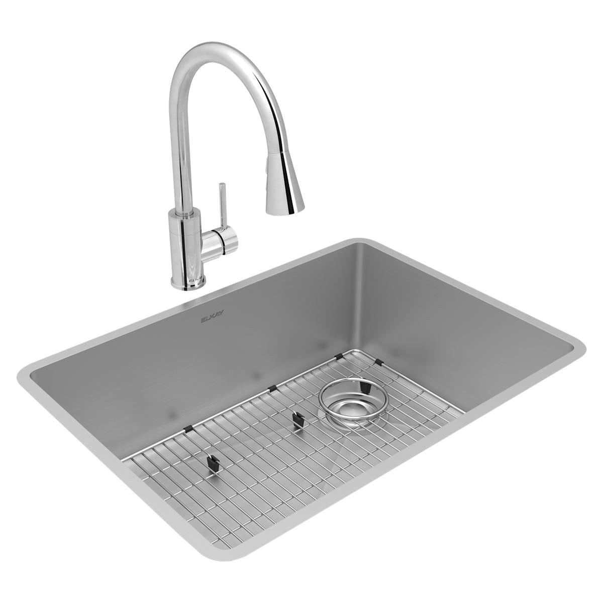 BSC PREFERRED Bsc Preferred ECTRU24179RTFBC Undermount Kitchen Sink Kit