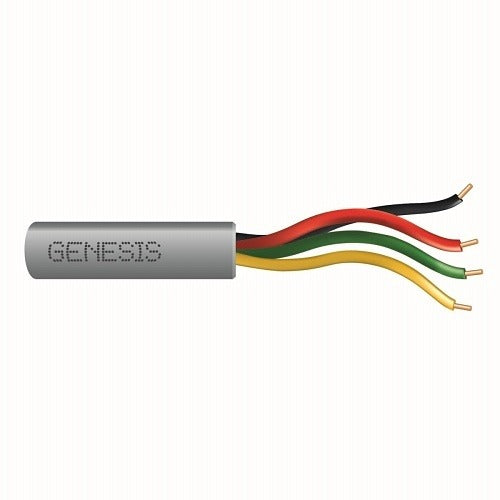 SOUTHWIRE Genesis Cable 21031109 22/4 Solid Riser Cable CL2R 1000 Ft