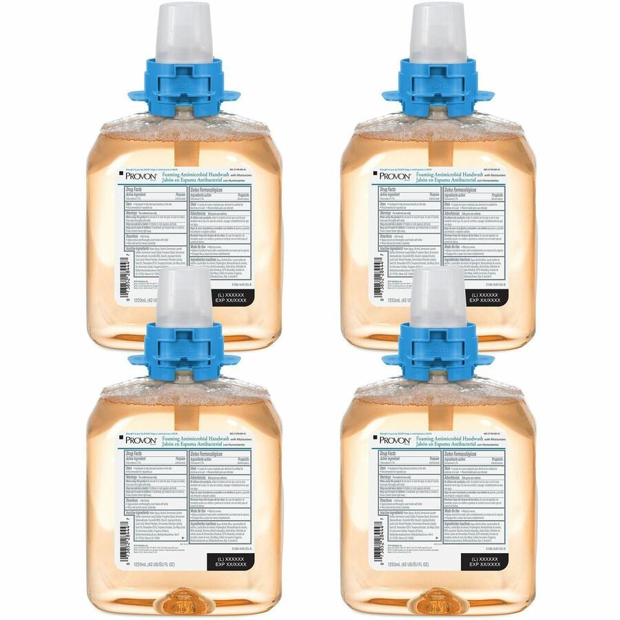 GOJO Gojo GOJ518604CT Provon Foaming Antimicrobial Handwash 1250 mL 4/Case 5186-04