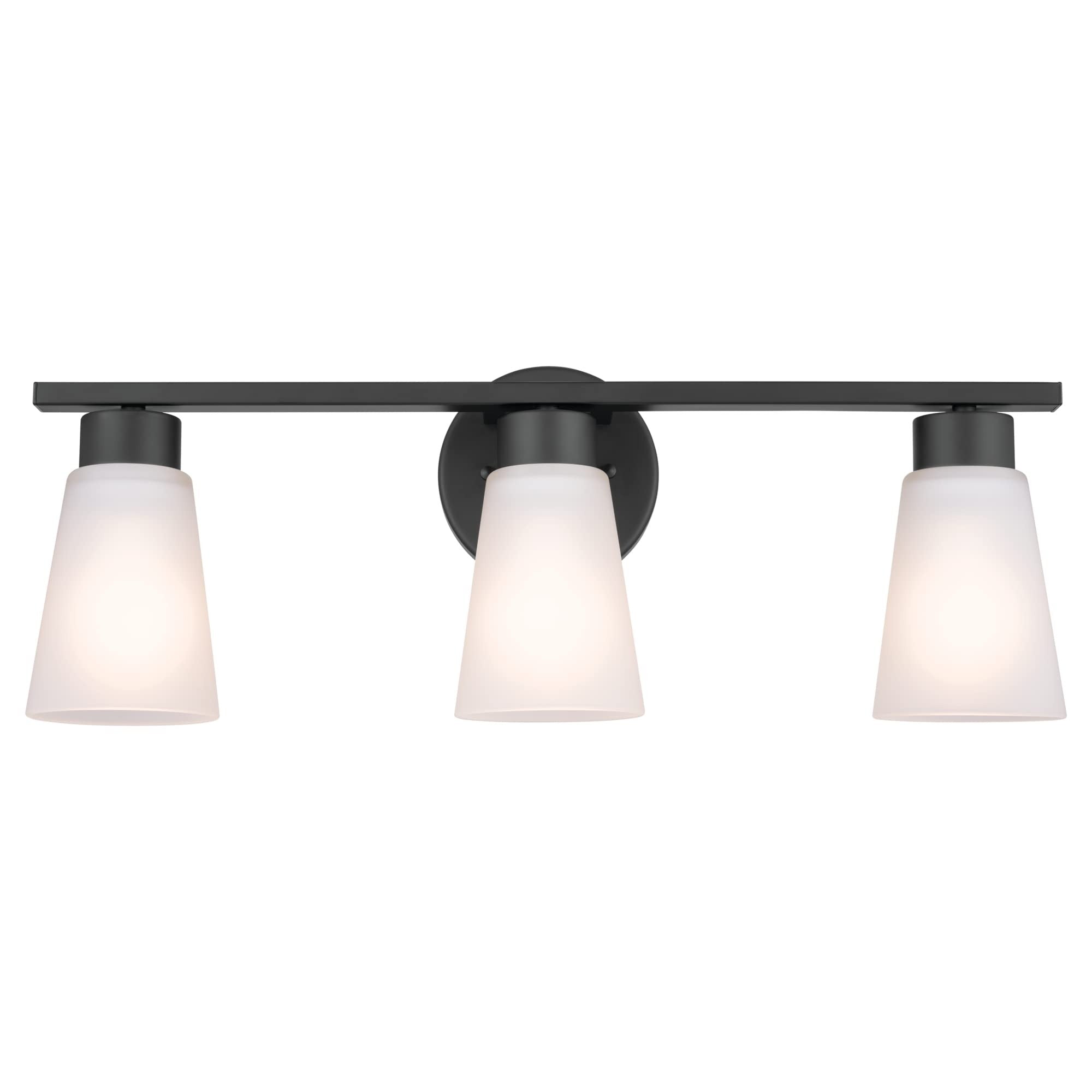 KICHLER Kichler 55121BK 3-light Bathroom Vanity Light Black