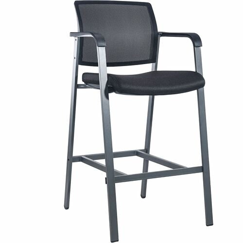 LORELL Lorell LLR30954 Guest Stool Mesh Back Stackable