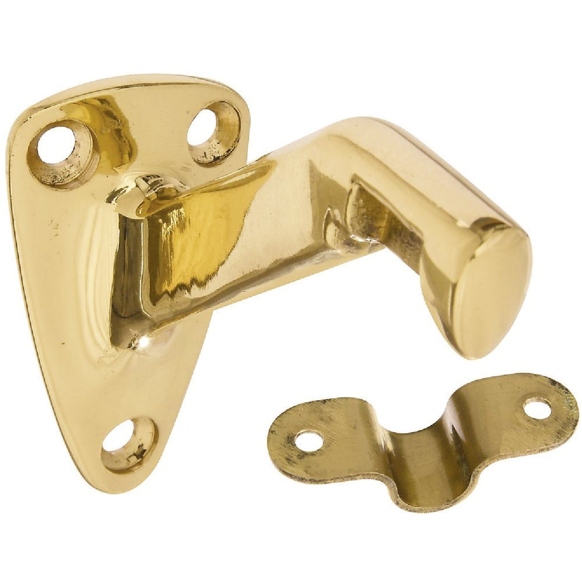 STANLEY National Hardware N216-168 Handrail Bracket Solid Brass