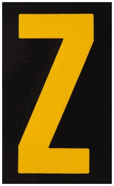 STRANCO Stranco RUM5PK-200-Z Letter Label Z Rectangle 5-pack