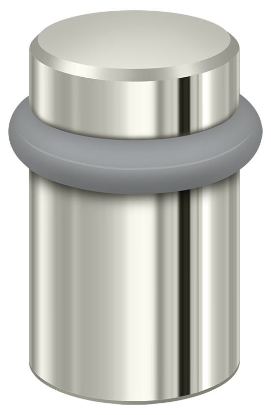 DELTANA Deltana UFB5000U14 Round Universal Floor Bumper Bright Nickel