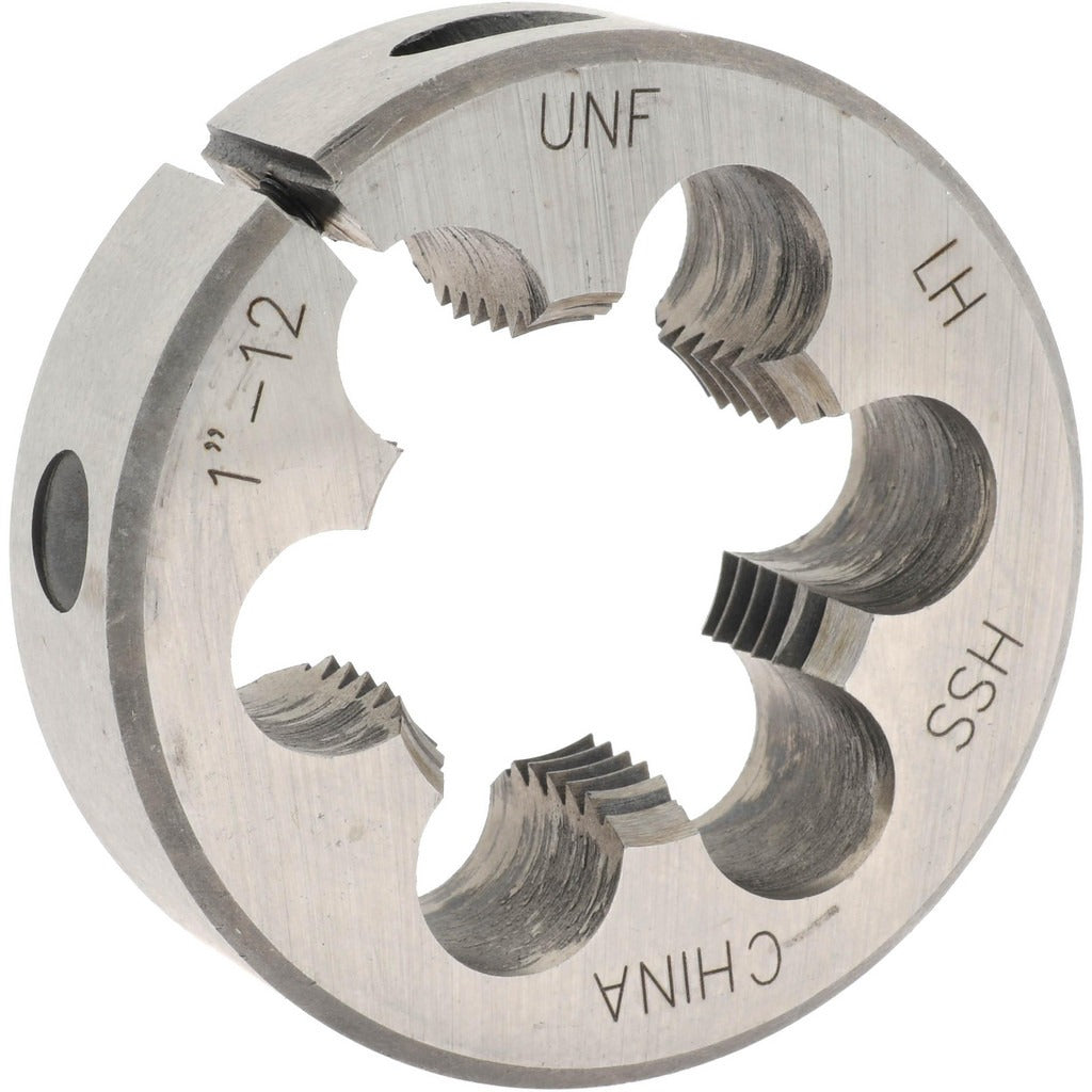 VALUE COLLECTION Value Collection 314-4379 Round Die 1-12 Unf 2 Inch Od Left Hand Hss