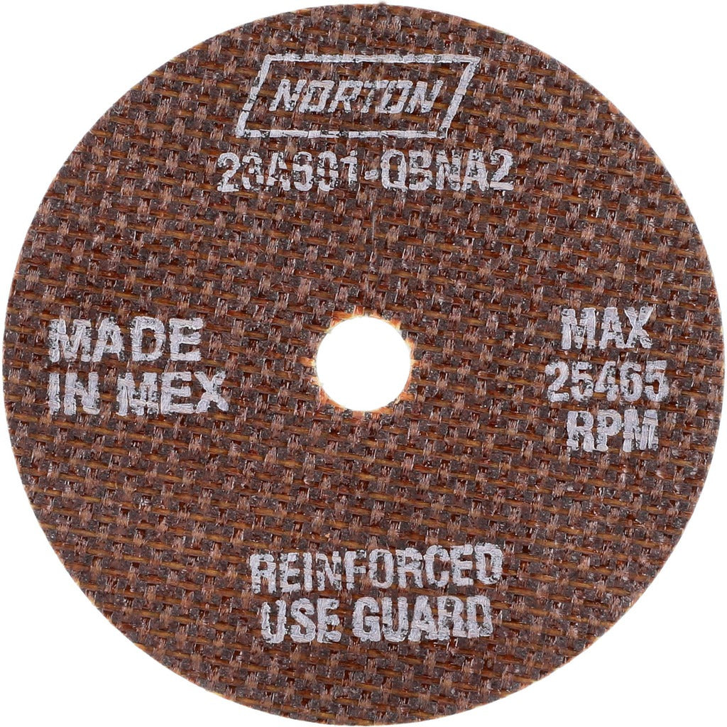 NORTON Norton 66243528629 Cutoff Wheel 3 in Aluminum Oxide 60 Grit
