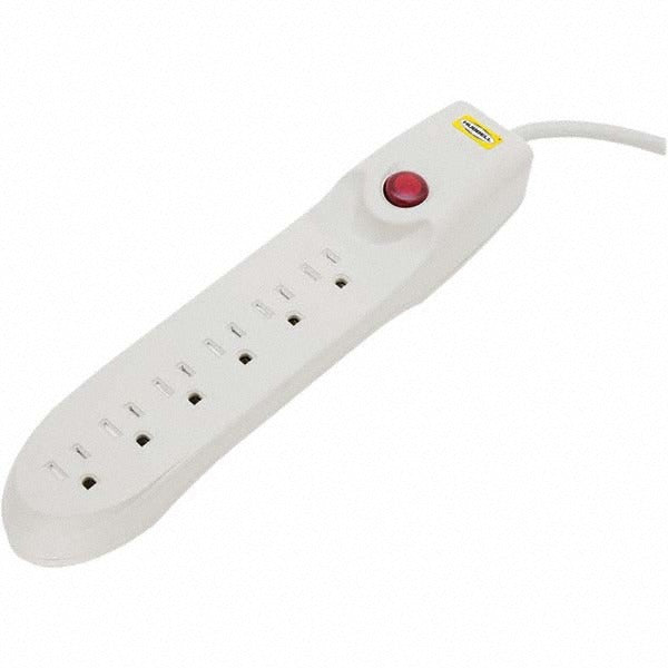 HUBBELL Hubbell Wiring Device-kellems HBL6PPS 6-outlet Power Strip 15A