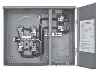 SIEMENS SIEMENS MM0404B1400RLM Meter Main 400A 4 Space 4 Circuit 4 Jaw